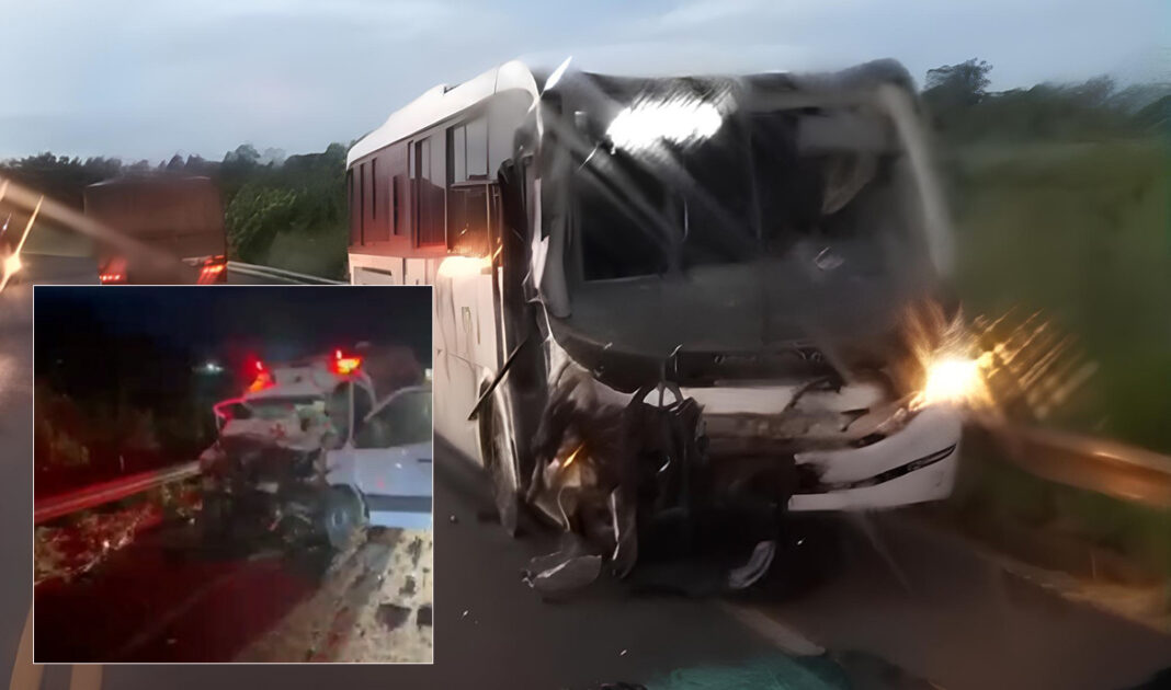 Paciente e técnica de enfermagem morrem em outro acidente envolvendo ambulância na BR-364