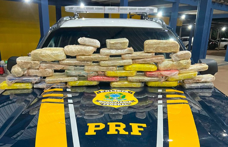 PRF apreende 28kg de cocaína em Vilhena