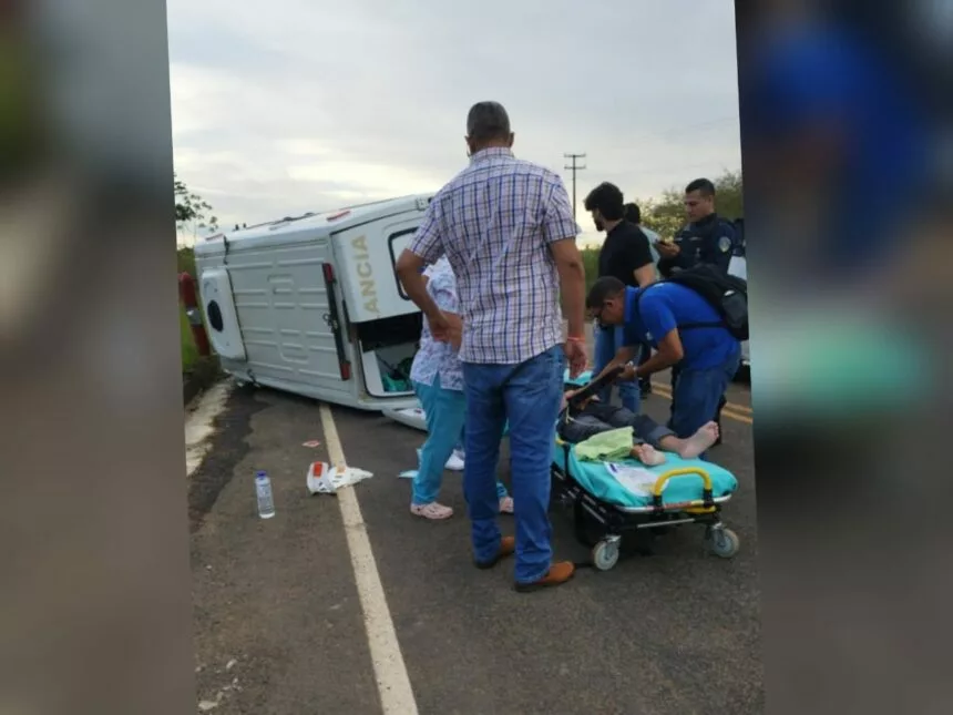 Rondônia: mais uma ambulância se envolve em acidente