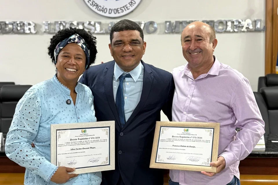 Deputada Sílvia Cristina recebe o título de cidadã honorária de Espigão do Oeste