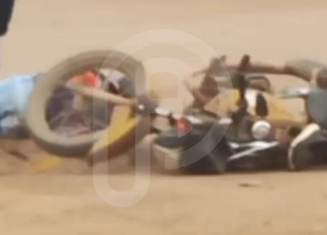 URGENTE: Mototaxista morre com a cabeça esmagada após ser atropelado por caminhão em Rondônia; IMAGENS FORTES