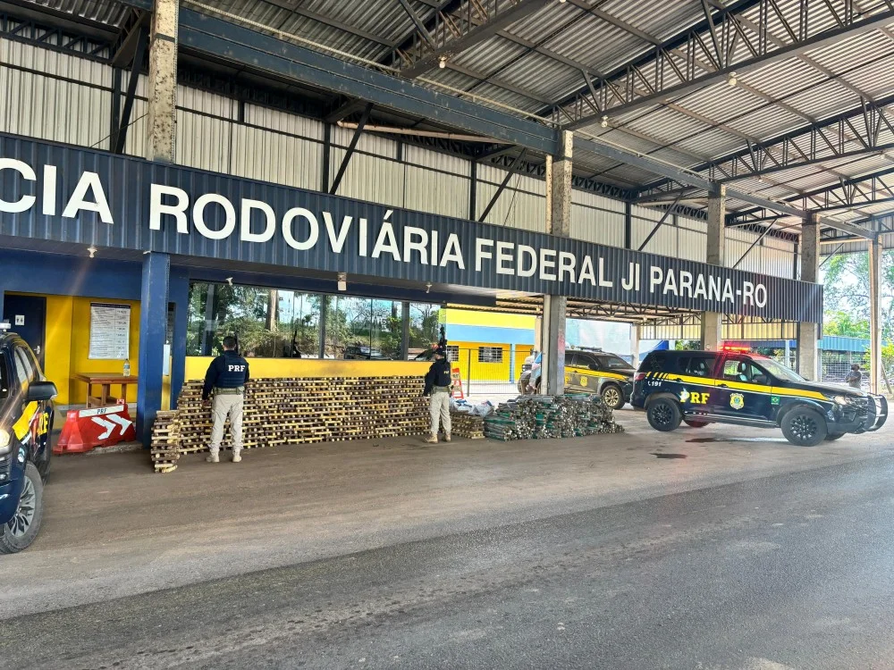 PRF realiza maior apreensão de drogas de sua história em Rondônia