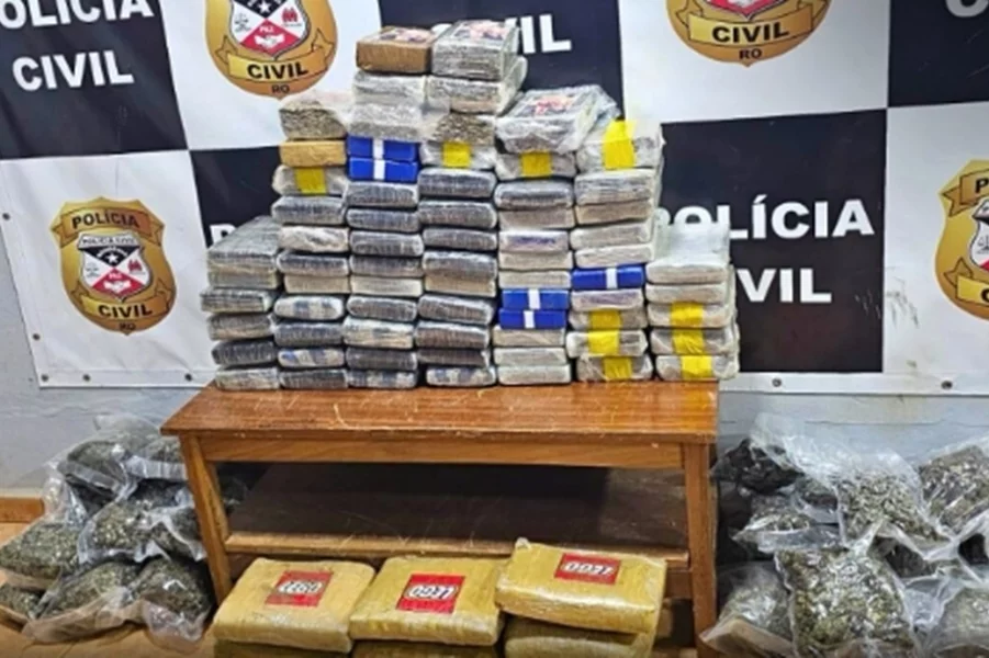 Polícia apreende 100kg de drogas em Guajará-Mirim