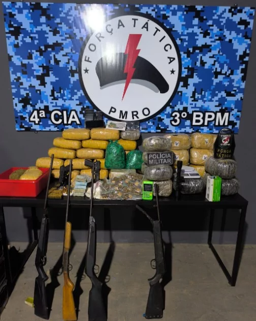 PM realiza megaoperação contra o crime organizado em Cerejeiras