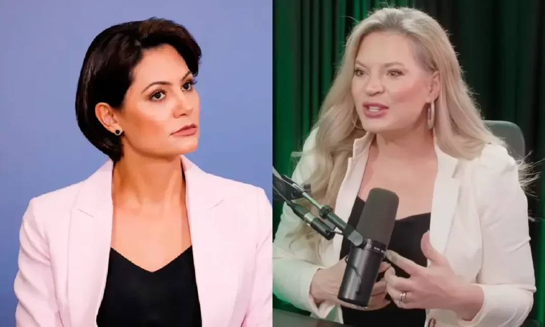 “Santa do pau oco e caloteira”: A reação da jornalista ao processo movido por Michelle Bolsonaro