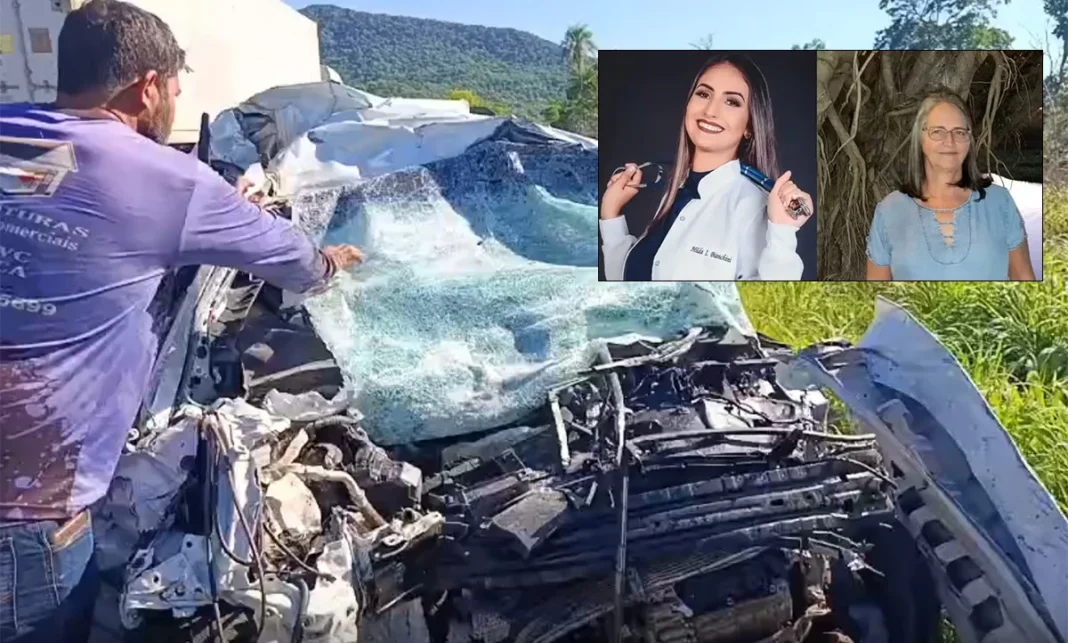 Estudante rondoniense de medicina e mãe morrem em grave acidente