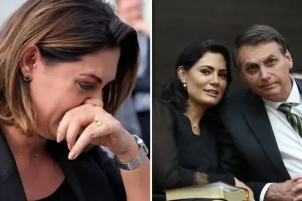 A reação de Michelle após a ida de Bolsonaro para a Papudinha