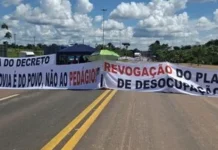 Justiça proíbe bloqueios de invasores de terra na BR-364