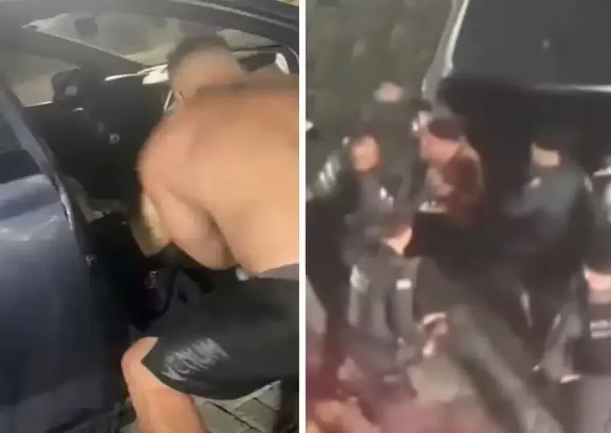 PM ataca companheira, agride colegas e é preso