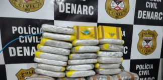 Dupla é presa com de 47 kg de drogas em RO