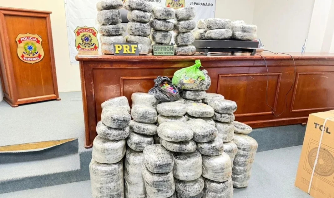 Grande apreensão: 170 kg de maconha em RO