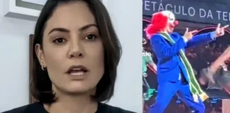 Fantasia de “Bozo” deixa Michelle furiosa