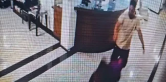 VÍDEO – Recepcionista é agredida após recusar beijo de hóspede