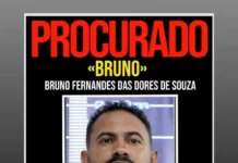 Cartaz de foragido do goleiro Bruno é divulgado