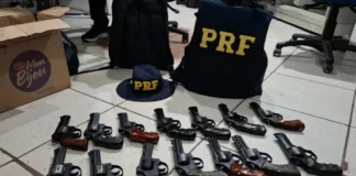 Passageiro é preso com armas em ônibus na BR-364 em RO