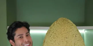 Empresário cria ovo gigante de 52 kg em Rondônia