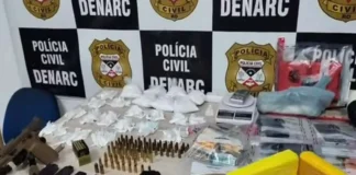 Casal é preso com drogas, arma e R$ 33 mil em RO