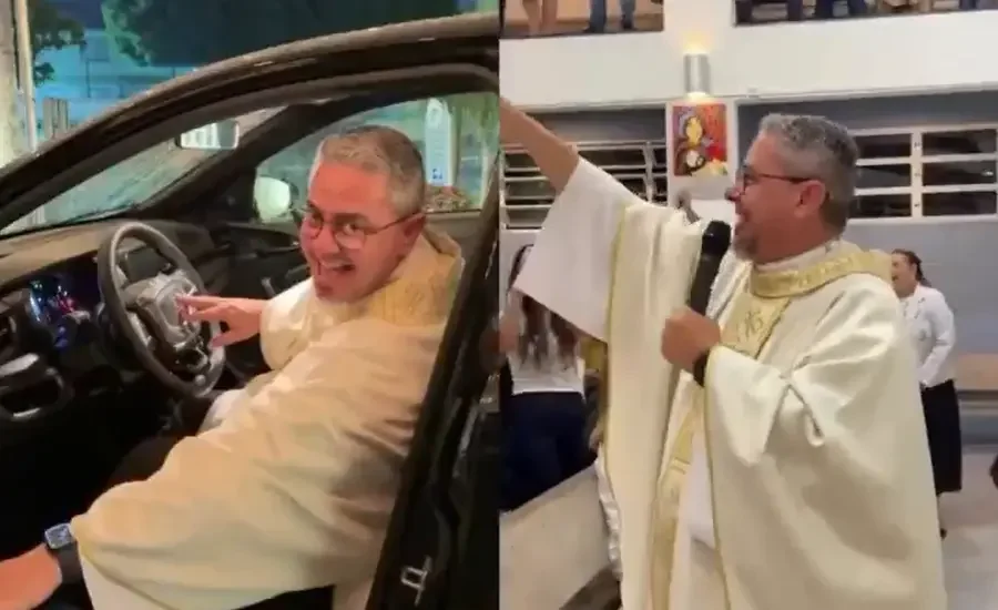 Padre organiza rifa de carro 0 km e vence com “bilhete em branco”