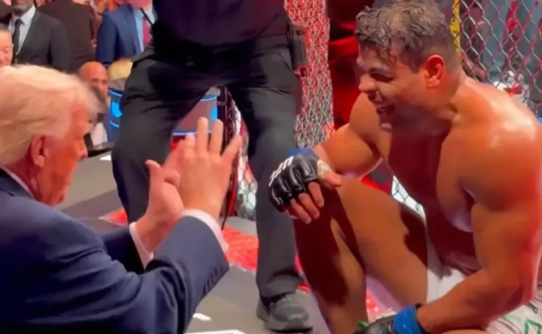 Trump diz que brasileiro é “bonito demais” para ser lutador