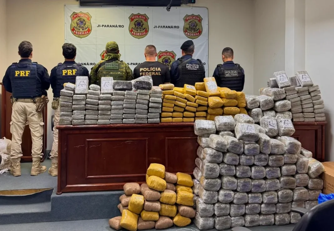 Quase meia tonelada de droga é apreendida em RO