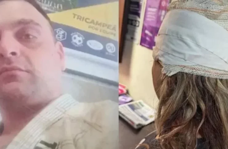 Irritado, lutador espanca esposa e filha de seis meses