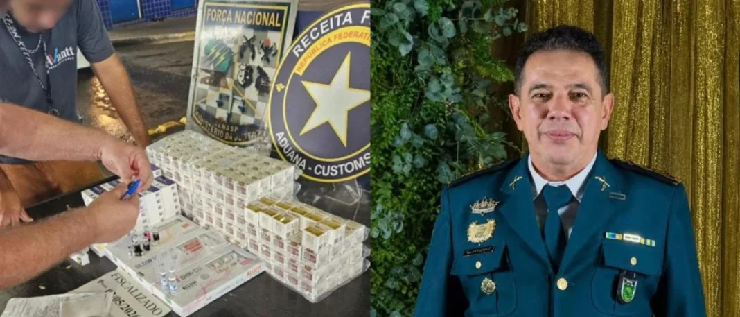 Coronel da PM de RO é preso com mounjaro do Paraguai