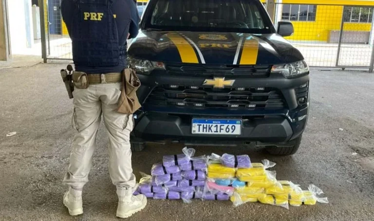 PRF apreende mais de 30 kg de cocaína em RO