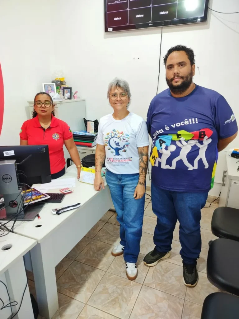 Sintero apoia trabalhadores da educação em Chupinguaia