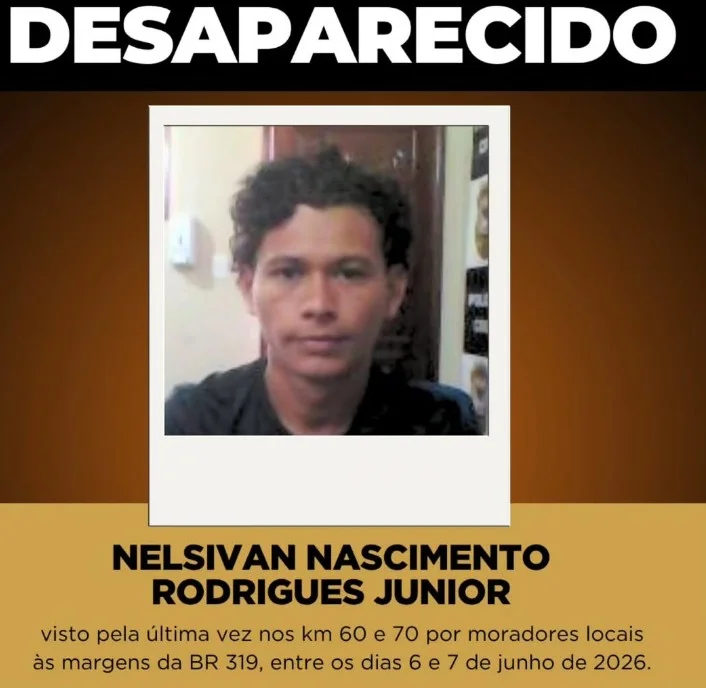 Jovem desaparece e polícia busca informações em RO