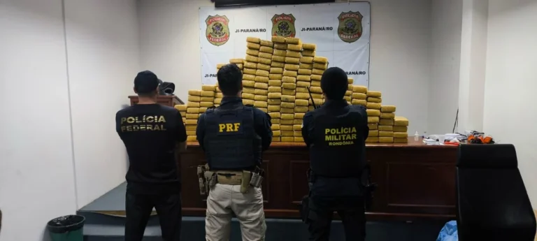 Carga de 210 quilos de maconha é apreendida em RO