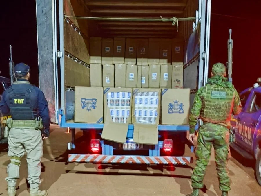 Carga milionária é apreendida em RO