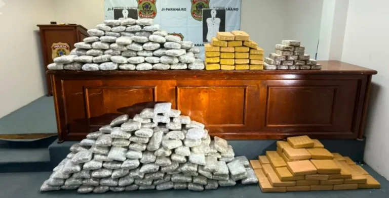 Mais de 240 kg de drogas são apreendido em RO