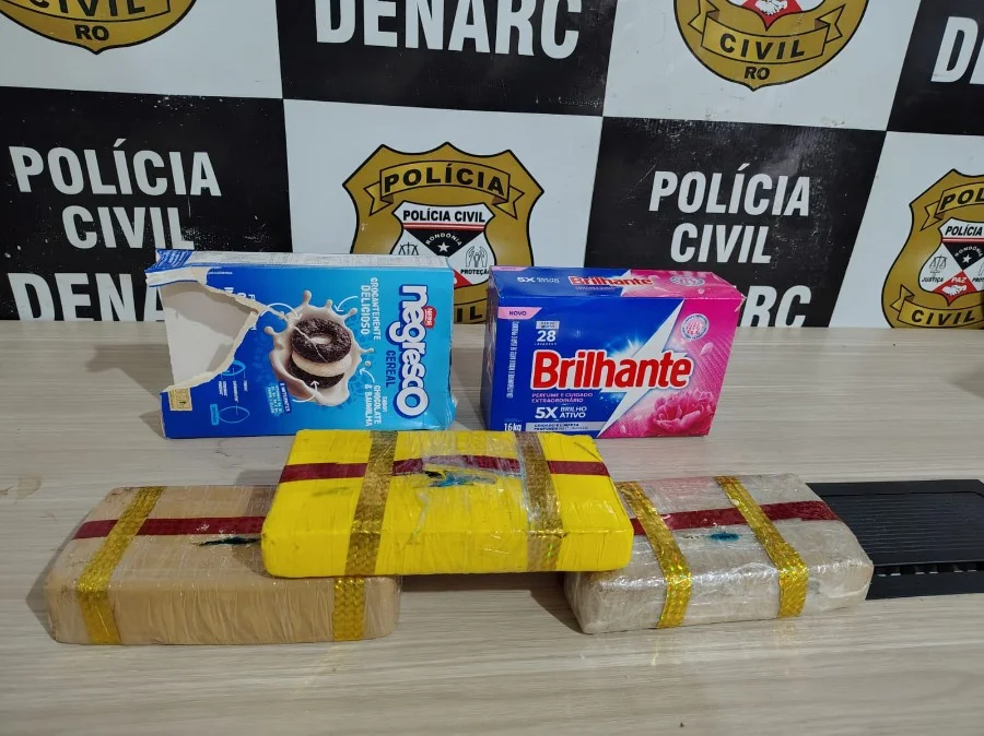 Cocaína é encontrada escondida em cesta básica em RO