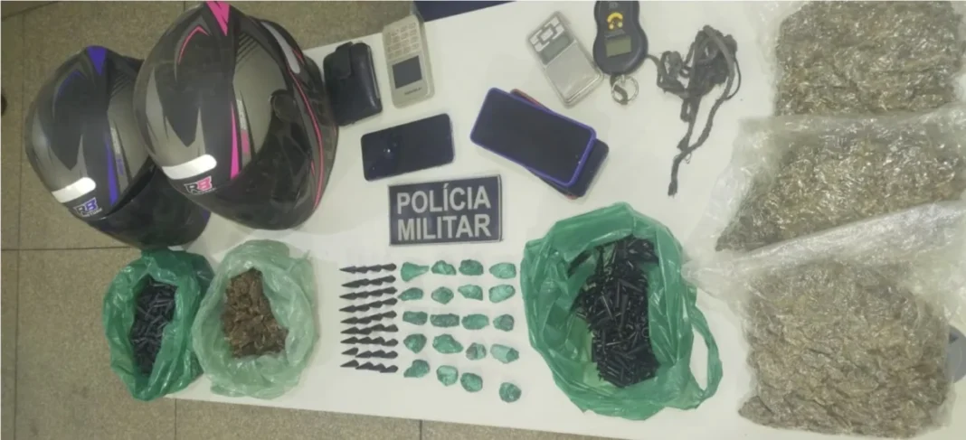 Trio é preso com mais de 2 kg de drogas em Chupinguaia