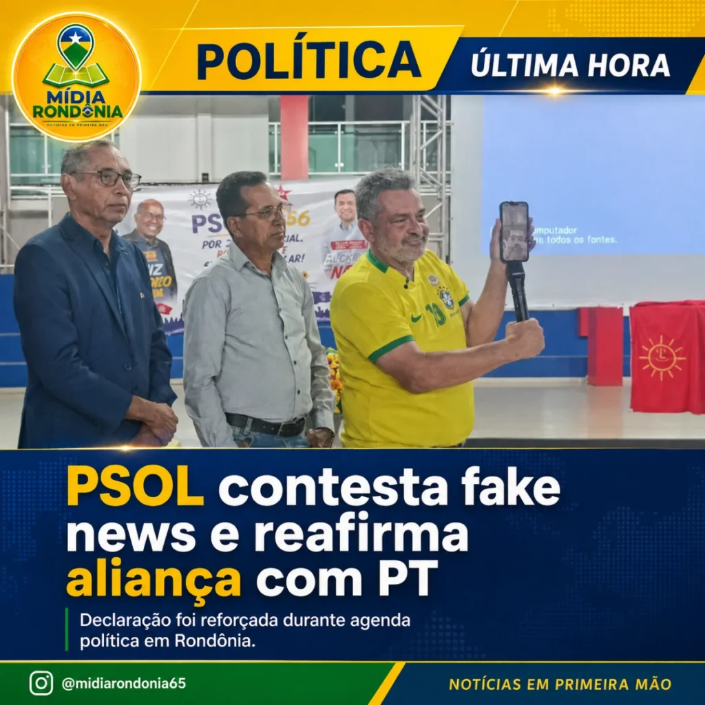 PSOL contesta fake news e reafirma aliança com PT
