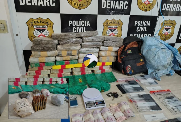 Trio ligado ao CV é preso com drogas em RO