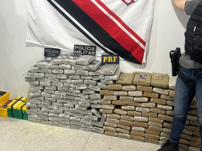 Casal é preso com 400 kg de maconha em RO