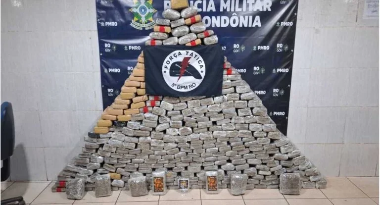 Cerca de 350 kg de drogas são apreendidos em RO