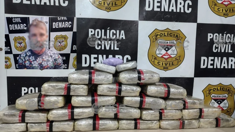 Foragido é preso com cocaína e supermaconha em RO