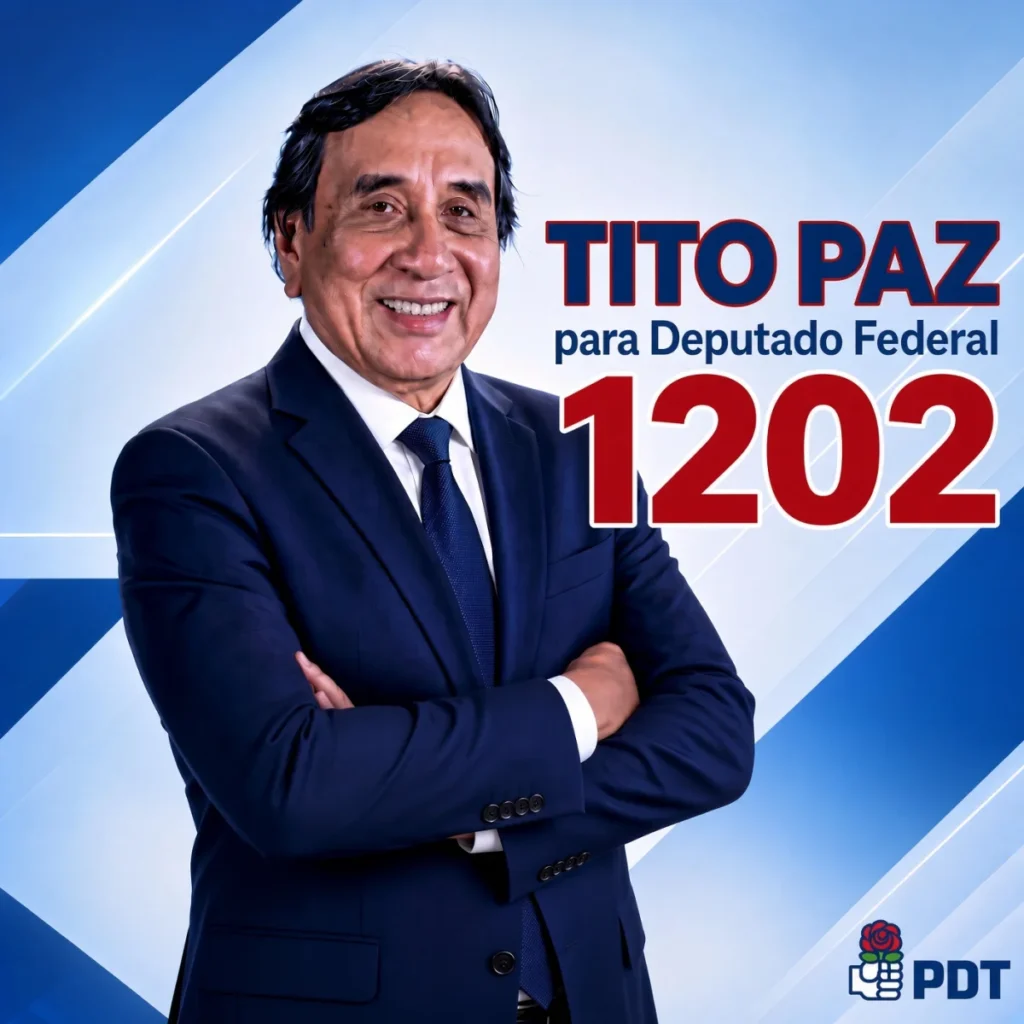 Tito Paz se destaca em pesquisa para deputado federal