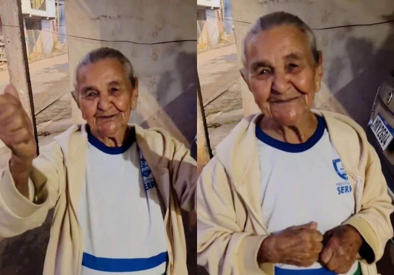 Aos 96 anos, idosa retorna à sala de aula