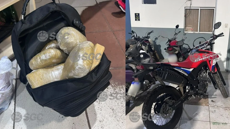 Mochila levanta suspeita e motociclista é preso na BR-364