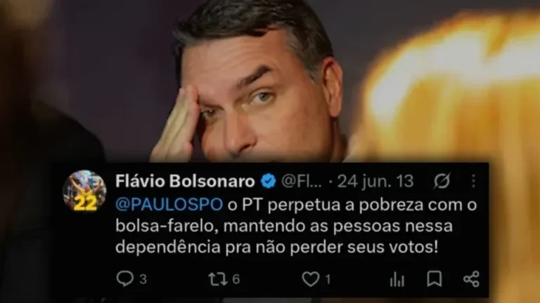 Flávio chama benefício social de “Bolsa-Farelo”
