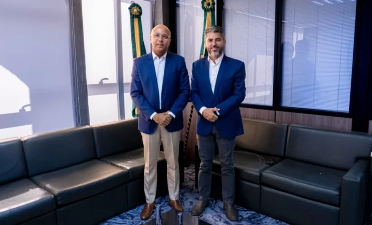Governador eleito Marcos Rogério visita Tribunal de Contas